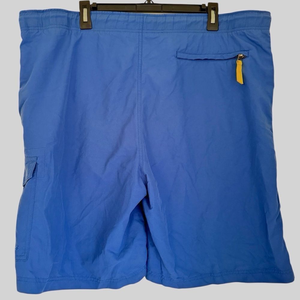 Polo Ralph Lauren Blue Cargo Drawstring Swim Trunks Size Large - Picture 2 of 8